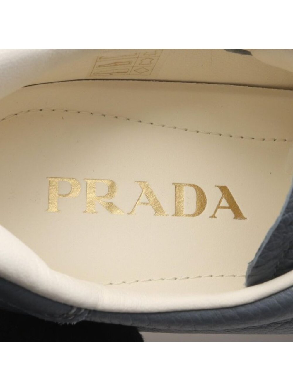Prada Sneakers Leather Blue 6 - Picture 5 of 7